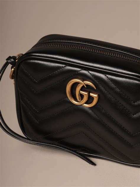 gucci borsa tracolla nera|borse a tracolla Gucci.